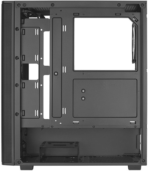 Корпус AeroCool Designer-G-BK-v1 (без БП, ATX, USB 3.0, 4x rainbow LED Fan, black)