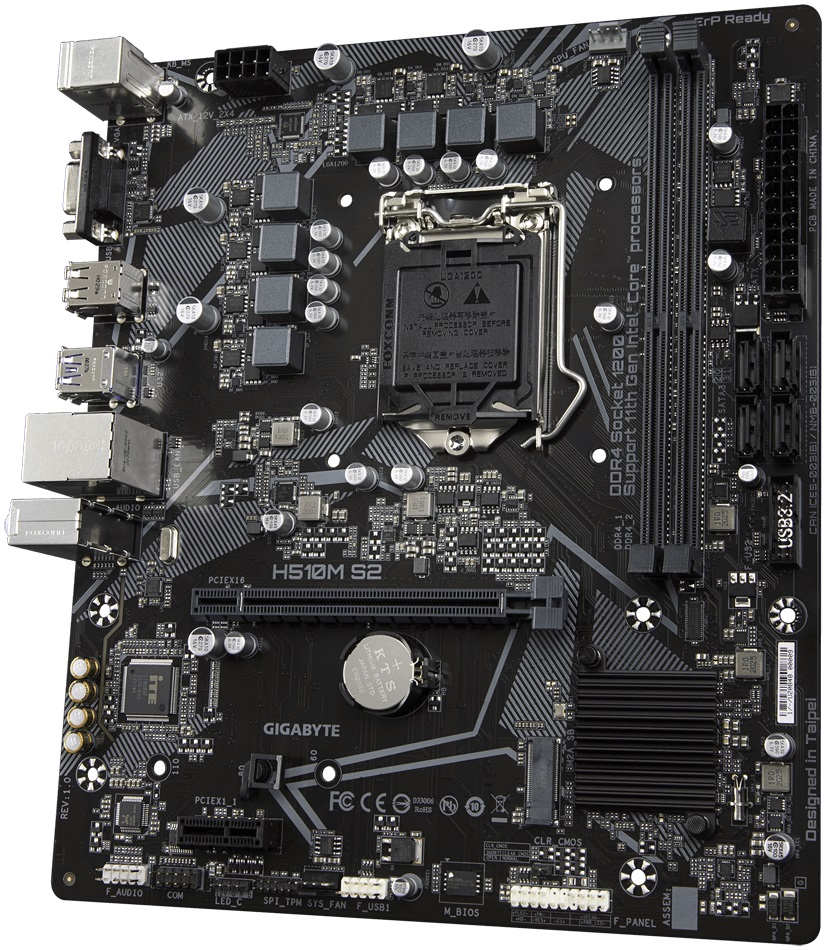 Материнская плата Gigabyte H510M S2 (s1200, mATX) RTL