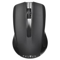 Мышь беспроводная Oklick 485MW+ (optical, 1200dpi, 2xAAA, soft-touch, black)