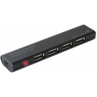 USB 2.0 HUB Defender Quadro Promt (4 порта, black)