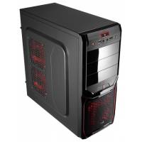 Корпус AeroCool "V3X" (без БП, ATX, black-red)