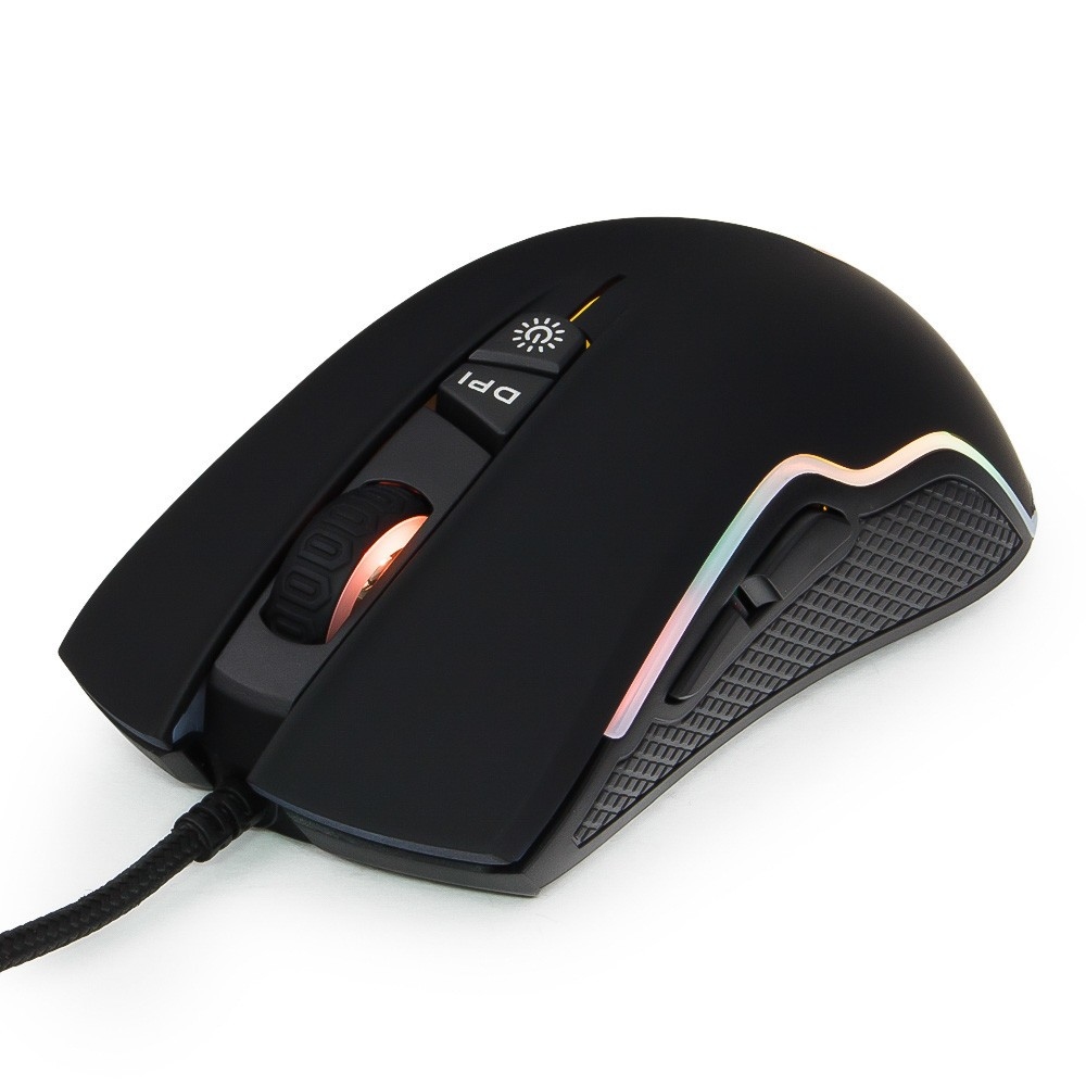 Мышь Gembird INTRUDER MG-700 (USB, optical, 2500dpi, игровая, 1.7m, black)