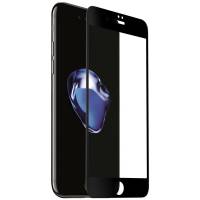 Закалённое защитное стекло (для iPhone 6/6S, black)