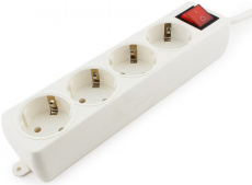 Сетевой удлинитель Гарнизон (ELB-G4-W-5, 4 розетки, 5 метров, 16A, white) OEM