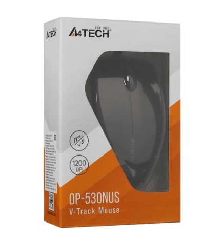 Мышь A4Tech OP-530NU (USB, optical, 1000dpi, 1.5m, black)