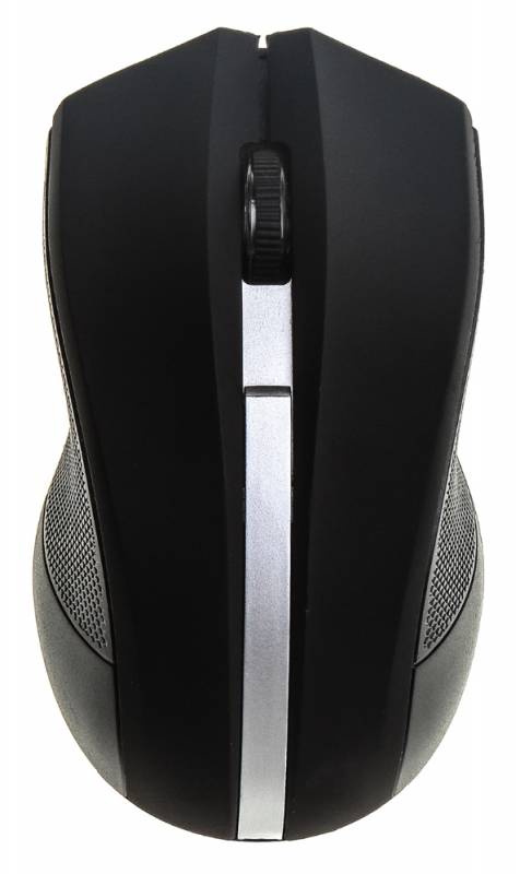 Мышь беспроводная Oklick 615MW (optical, 1000dpi, 2xAAA, black-silver)