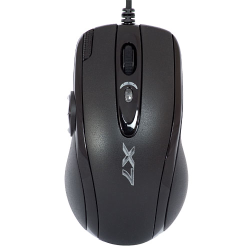 Мышь A4Tech XL-755BK (USB, laser, 3600dpi, игровая, black)