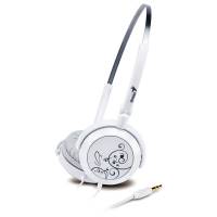 Наушники Genius GHP-400F (накладные закрытые, без микрофона, компактные, 1.2m, white)
