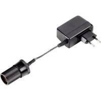 Зарядное устройство Hama H-88439 (вход 110-240V, выход 12В/1000 мА, розетка прикуривателя)