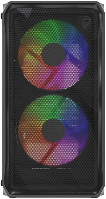 Корпус Powercase Mistral Micro A3B ARGB V2 (CMMAB-A3-V2) (без БП, mATX, USB3.0, 3x ARGB Fan, black)