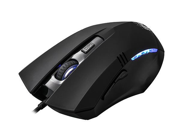 Мышь QUMO Nemesis M48 (USB, optical, 3200dpi, 4 цвета подсветки, 1.5m, black)