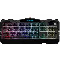 Клавиатура Defender Butcher GK-193DL (USB, RGB подсветка, игровая, влагоустойчивая, мультимедийная, промо-код "Crossout", black)