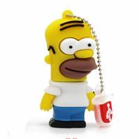 Флеш накопитель - Брелок USB 2.0 32Gb (Гомер Симпсон)
