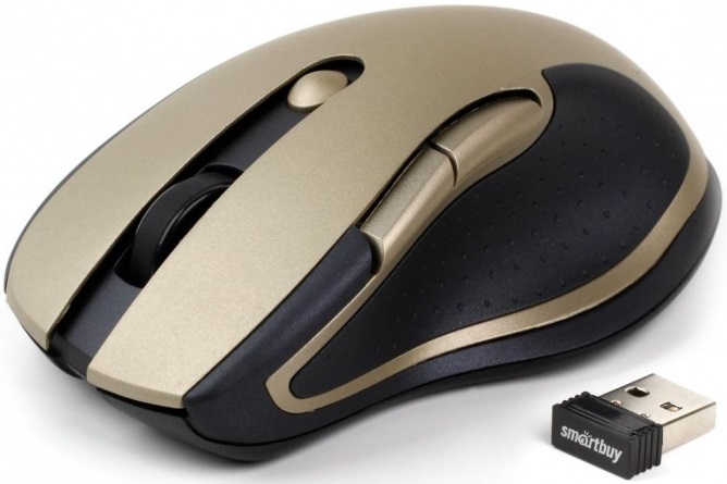 Мышь беспроводная Smartbuy 508 (SBM-508AG-GD, optical, 1600dpi, AA, gold)