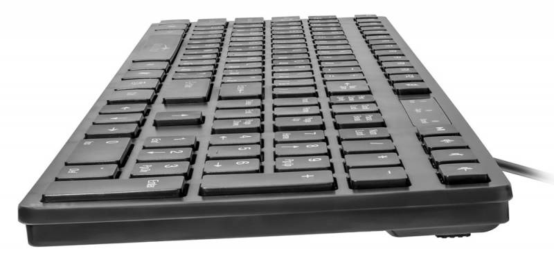 Клавиатура Oklick 556S (USB, защитная плёнка, black)