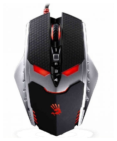 Мышь A4Tech Bloody TL8 Terminator (USB, laser, 8200dpi, Silver-Black)
