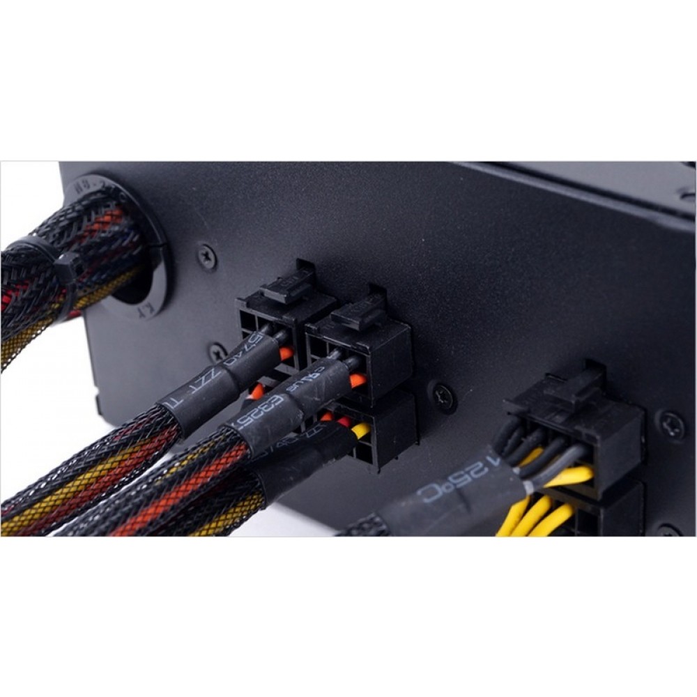 Блок питания ZALMAN 1000W (ZM1000-GVM, 80+ Bronze, 140mm, 20+8+4+4+4pin, 6*PCI-E 6+2pin, 12*SATA, 4*HDD, Modular) RTL