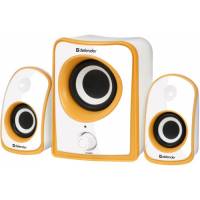 Колонки Defender JamSation S10 (2x2.5W, Subwoofer 5W, white-orange)
