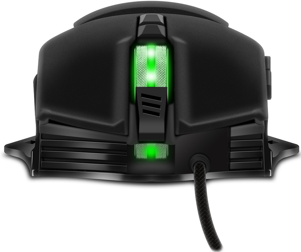 Мышь Sven RX-G815 (USB, optical, 8000dpi, игровая, настраиваемая RGB подсветка, программируемая, soft-touch, 1.8m, black)