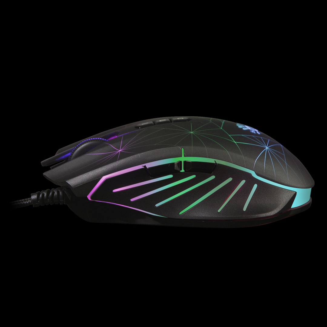 Мышь A4Tech Bloody P81s (USB, optical, 8000dpi, игровая, RGB подсветка, starlight)