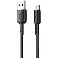 Кабель USB 2.0 Am - Type-C 1.0m (FCA04-04, 3A, быстрая зарядка, black) FUMIKO