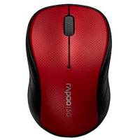 Мышь беспроводная Rapoo 3000p (5.8GHz, optical, 1000dpi, 2xAA, red)