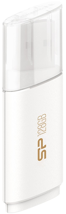 Флеш накопитель USB 3.2 128Gb Silicon Power Blaze B06 (SP128GBUF3B06V1W, white)