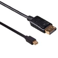 Кабель DisplayPort (m) - mini DisplayPort (m) 1.8m (с позолоченными контактами, black) ExeGate