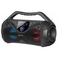 Колонка Defender G108 (20W, портативная, аккумулятор 1200mAh, Bluetooth v.5.0, AUX, USB, MicroSD, FM, MP3, ПДУ, black)