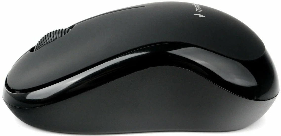 Мышь беспроводная Gembird MUSW-255 (optical, 1000dpi, 2xAAA, soft-touch, black)