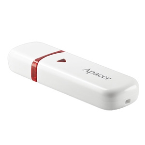 Флеш накопитель USB 2.0 4Gb Apacer AH333 (AP4GAH333W-1, white)