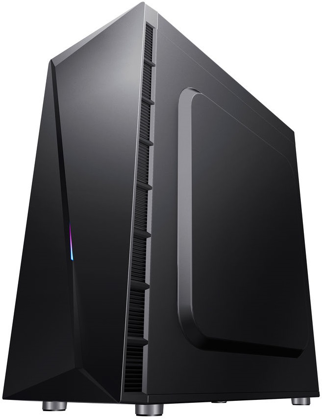 Корпус Formula V-LINE Flash Black (без БП, ATX, RGB, USB 3.0, black)