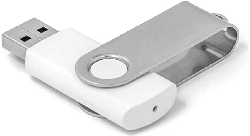 Флеш накопитель USB 2.0 16Gb Mirex Swivel (white)