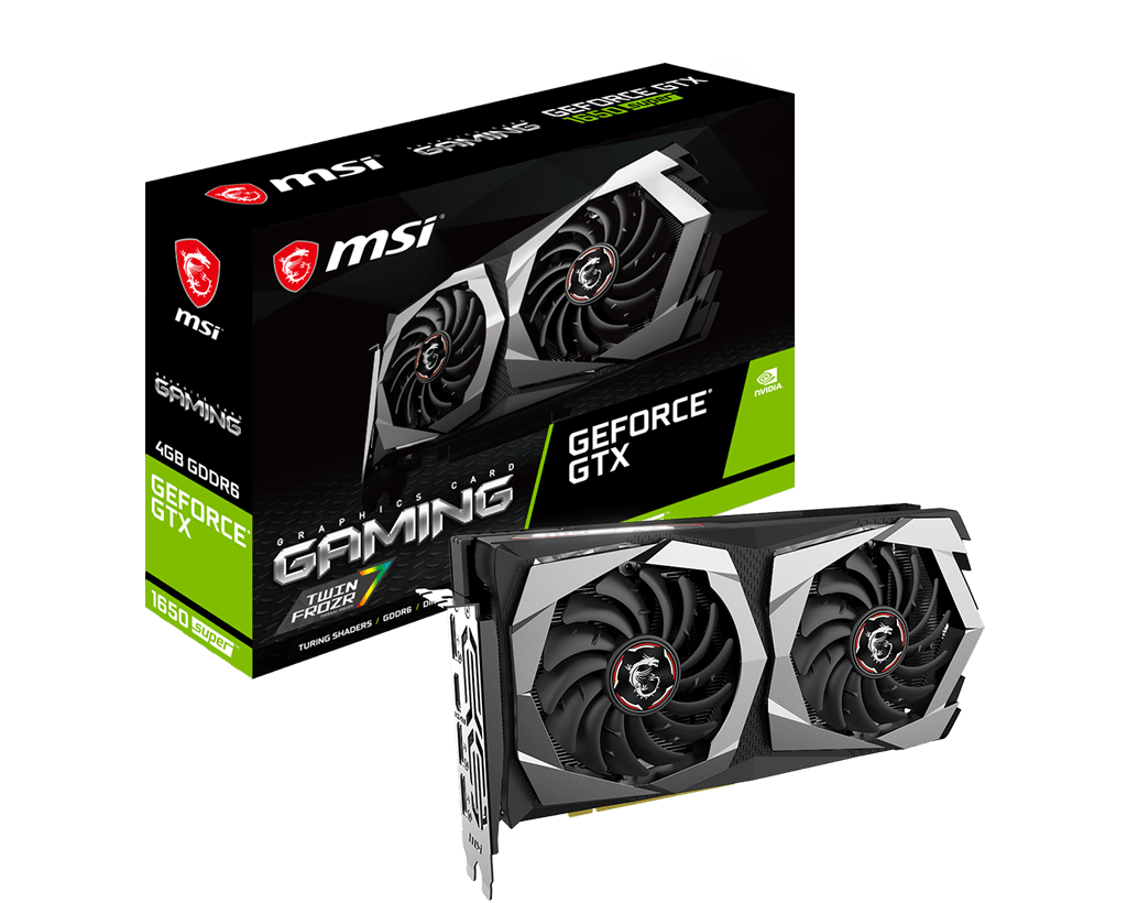 Видеокарта MSI GF GTX1650 4Gb (GTX 1650 SUPER GAMING, 128bit, GDDR6, HDMI+3xDP) RTL