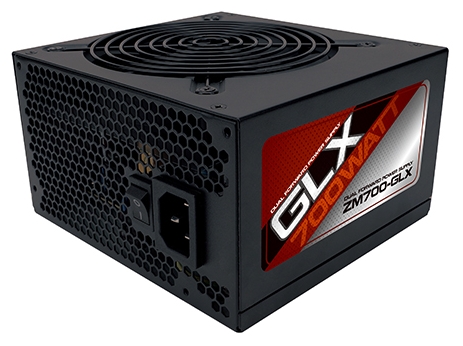 Блок питания ZALMAN 700W (ZM700-GLX, 80Plus, 120mm, 20+4+4+4pin, 4*PCI-E 6+2pin, 6*SATA, 4*HDD, 1*FDD) RTL