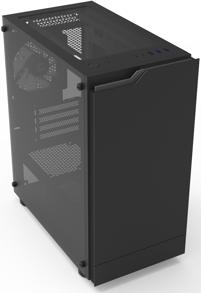 Корпус ZALMAN T4 PLUS (без БП, mATX, USB3.0, 1x ARGB Fan, black)