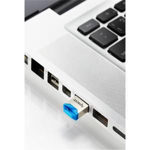 Флеш накопитель USB 2.0 32Gb Apacer AH111 (AP32GAH111U-1, silver-blue)