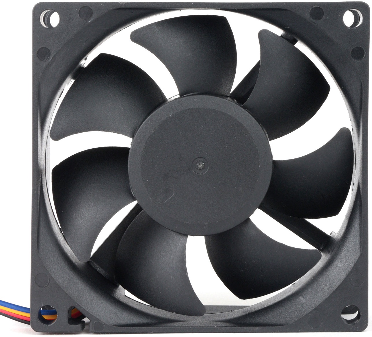 Вентилятор Gembird D8025SM-4 (80x80x25mm, sleeve, 3000rpm, 35dBa, 4pin, PWM, black) OEM