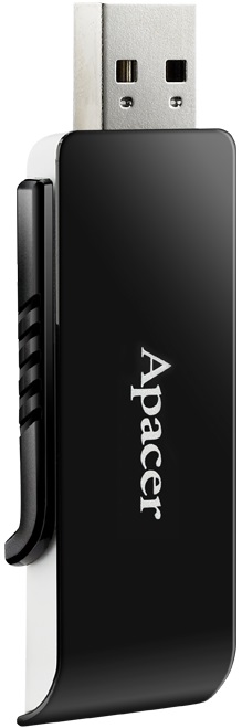 Флеш накопитель USB 3.2 64Gb Apacer AH350 (AP64GAH350B-1, black-white)