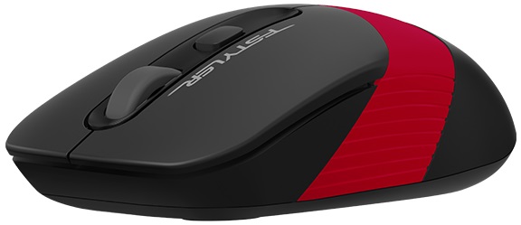 Мышь беспроводная A4Tech Fstyler FG10 (optical, 2000dpi, AA, black-red)