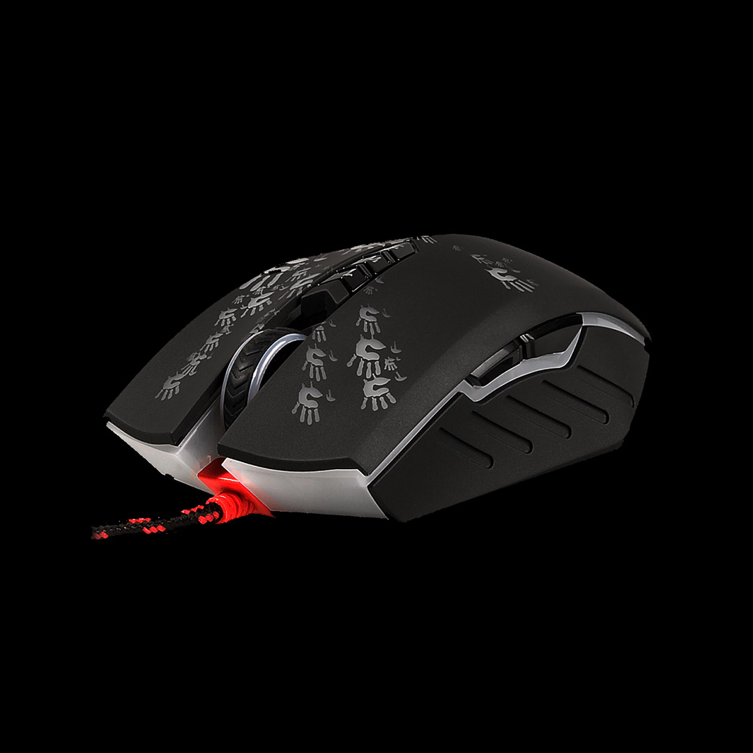 Мышь A4Tech Bloody A60 (USB, optical, 4000dpi, игровая, подсветка, black)