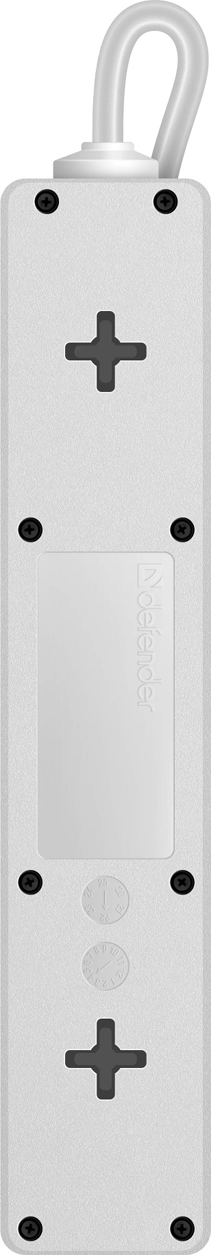 Сетевой фильтр Defender ES 1.8 (5 розеток, 1.8 метра, 10A, white) RTL