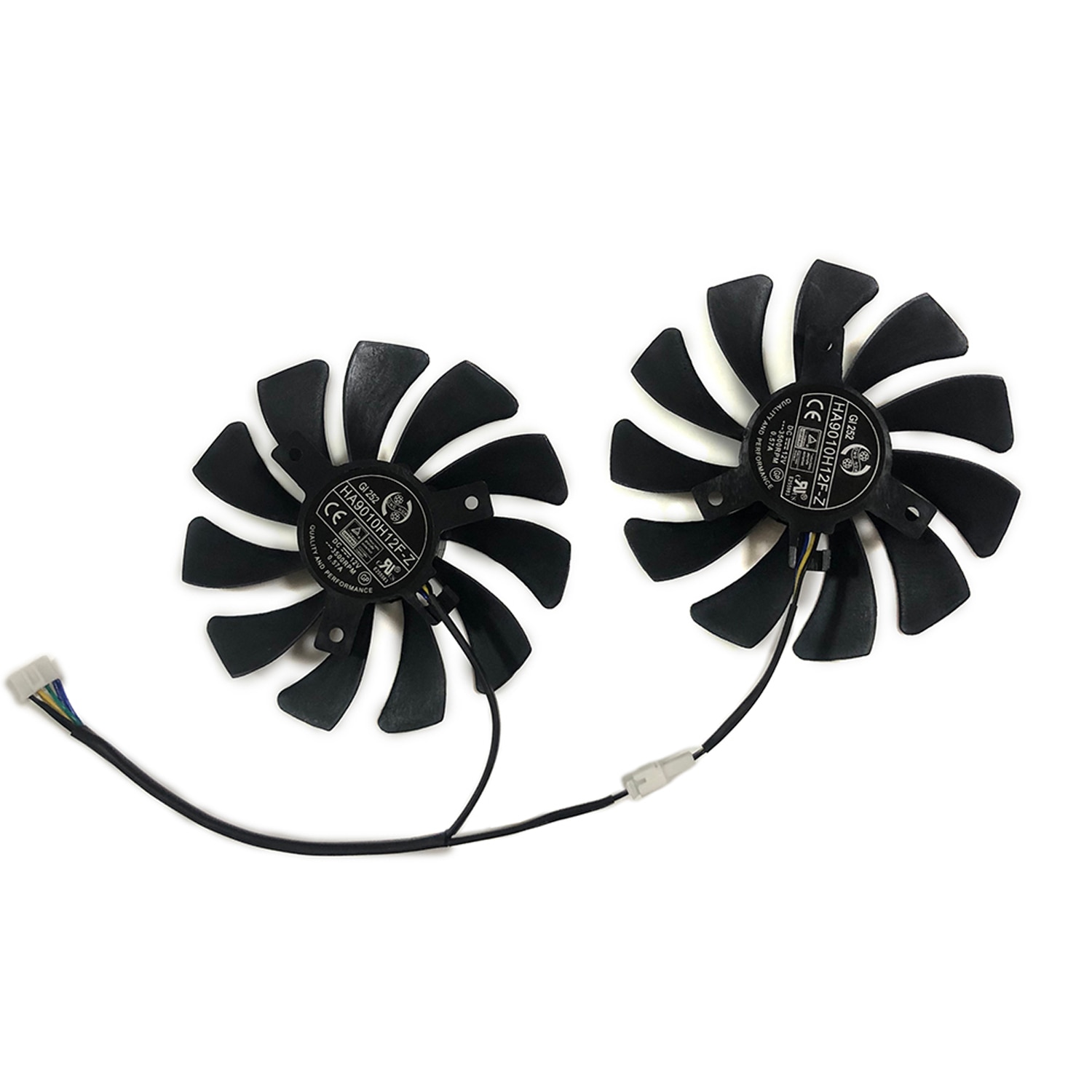 Вентиляторы для видеокарт HA9010H12F-Z (88mm, MSI GTX1060 / GTX1660 / RTX2060, sleeve, 4pin) OEM