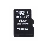 Карта памяти SDmicro Card 8Gb Toshiba (THN-M102K0080M2, Class 4, адаптер SD)
