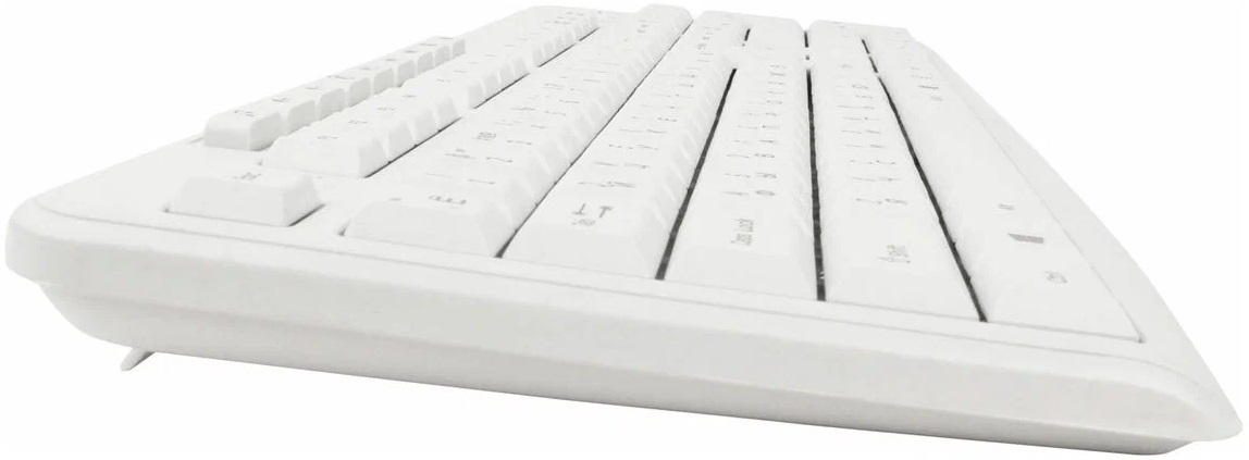 Клавиатура Gembird KB-8430M (USB, мультимедийная, white)