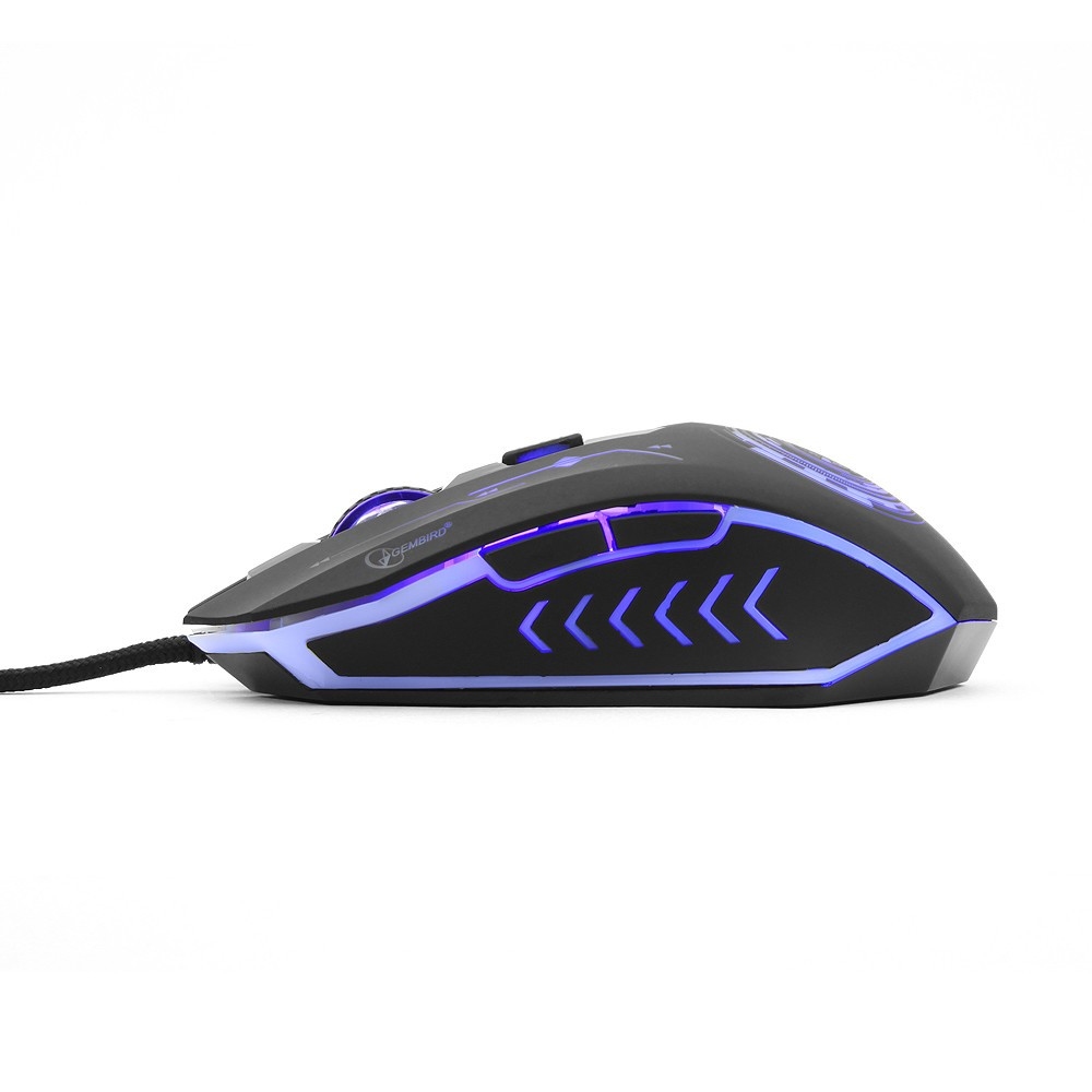 Мышь Gembird MG-510 (USB, optical, 3200dpi, игровая, промо-код "Survarium", 1.75m, black)