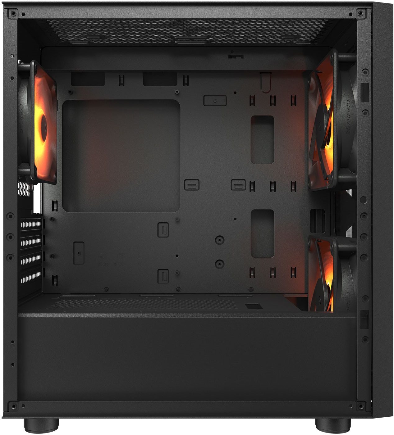 Корпус Cougar Uniface Mini RGB (без БП, mATX, USB3.0, 3x ARGB Fan, black)