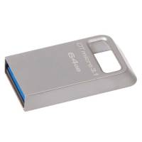 Флеш накопитель USB 3.1 64Gb Kingston DTMicro (DTMC3/64GB, 100Mb/s, silver)