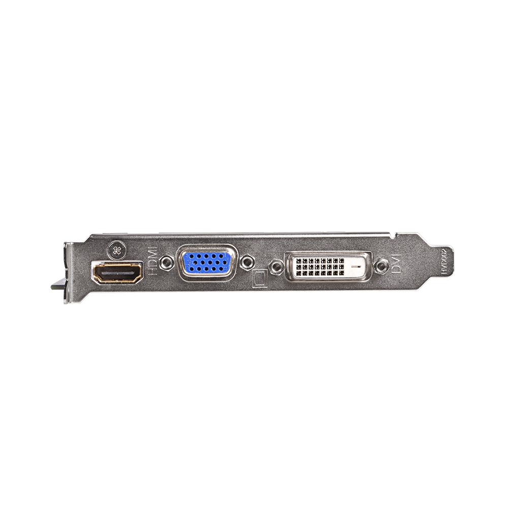 Видеокарта Gigabyte GF GT710 1Gb (GV-N710D5-1GI, 64bit, GDDR5, DVI+HDMI+VGA) RTL