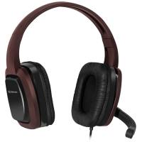 Наушники Defender Warhead G-250 (полноразмерные закрытые, c микрофоном, игровые, 2.5m, black-brown)